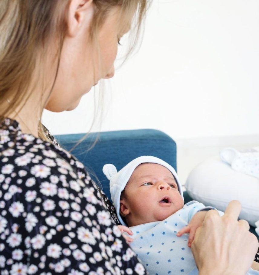 mother with baby